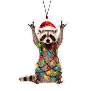 Funny Christmas Ornaments, Racoon Christmas Ornament, Christmas Ornaments 2026, Raccoon Gifts for Women Animal Lovers, Animal Gifts for Friends, Coworker, Raccoon Ornament Christmas Decorations Funny Christmas Ornaments, Racoon Christmas Ornament, Christmas Ornaments 2026, Raccoon Gifts for Women Animal Lovers, Animal Gifts for Friends, Coworker, Raccoon Ornament Christmas Decorations