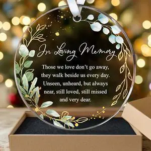 Memorial Ornament - Remembrance, Sympathy Gift | Memorial Keepsake Ornament for Loss of Loved One - Bereavement Gifts, in Loving Memory Gift - Acrylic Christmas Ornament 2026 Memorial Ornament - Remembrance, Sympathy Gift | Memorial Keepsake Ornament for Loss of Loved One - Bereavement Gifts, in Loving Memory Gift - Acrylic Christmas Ornament 2026