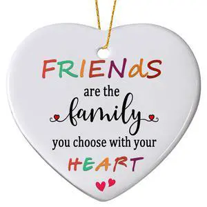 Friends Christmas Ornaments 2026, Friend Ornaments for Women, Friends are The Family We Choose Ornament, Best Friend, Friendship Gifts for Women Friends Christmas Ornaments 2026, Friend Ornaments for Women, Friends are The Family We Choose Ornament, Best Friend, Friendship Gifts for Women