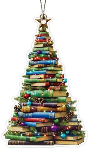 Book Ornament, Book Ornaments for Christmas Tree, Christmas Ornaments 2026, Unique Book Lover Gift, Reading Decor for Tree, Literary Holiday Decoration, Gift for Readers, Teachers, Librarians Book Ornament, Book Ornaments for Christmas Tree, Christmas Ornaments 2026, Unique Book Lover Gift, Reading Decor for Tree, Literary Holiday Decoration, Gift for Readers, Teachers, Librarians