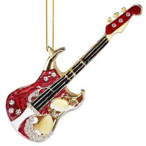 Guitar Ornaments for Christmas Tree, mini Music Ornament for Christmas Tree, Miniature Guitar Ornament Gifts for Rock Band Music Lovers,Bass Guitar Ornaments 2026 Guitar Ornaments for Christmas Tree, mini Music Ornament for Christmas Tree, Miniature Guitar Ornament Gifts for Rock Band Music Lovers,Bass Guitar Ornaments 2026