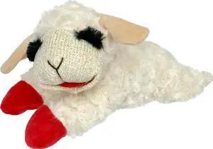 Lamb Chop Dog Plush Toy - Squeaky Toy for Small & Medium Dogs - Extra Soft Plush - Stuffed Animal for Cuddling & Playing (10", Cream, 5 Squeakers) Lamb Chop Dog Plush Toy - Squeaky Toy for Small & Medium Dogs - Extra Soft Plush - Stuffed Animal for Cuddling & Playing (10", Cream, 5 Squeakers)