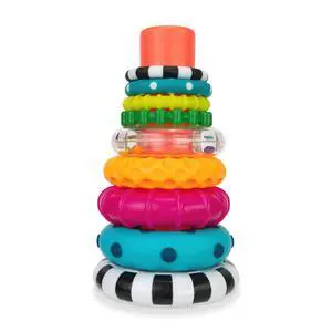 Stacks of Circles Stacking Ring STEM Learning Toy, Age 6+ Months, Multi, 9 Piece Set Stacks of Circles Stacking Ring STEM Learning Toy, Age 6+ Months, Multi, 9 Piece Set