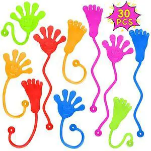 Sticky Hands Bulk 30 PCS Party Favors for Kids 4-8,8-12 Year Stretchy Sticky Hand Feet Goodie Bags Stuffers for Kids Classroom Prizes Back to Schoo Gifts for Student Birthday Trinkets Slap Hand Sticky Hands Bulk 30 PCS Party Favors for Kids 4-8,8-12 Year Stretchy Sticky Hand Feet Goodie Bags Stuffers for Kids Classroom Prizes Back to Schoo Gifts for Student Birthday Trinkets Slap Hand