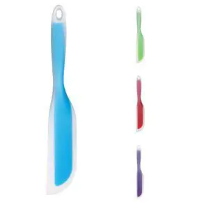 Nonstick Silicone Knife Shaped Flexible Kitchen Spatula Scraper Turner,Kitchen Cooking Utensils With Nylon Core (Blue) Nonstick Silicone Knife Shaped Flexible Kitchen Spatula Scraper Turner,Kitchen Cooking Utensils With Nylon Core (Blue)