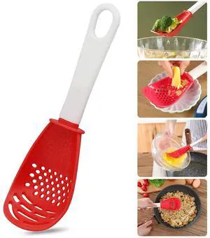 6 in 1 Multifunction Cooking Spoon, Egg Separator For Raw EggsHeat Resistant Kitchen Gadgets for Draining, Mixing Stirrer, Mashing, Grating 6 in 1 Multifunction Cooking Spoon, Egg Separator For Raw EggsHeat Resistant Kitchen Gadgets for Draining, Mixing Stirrer, Mashing, Grating