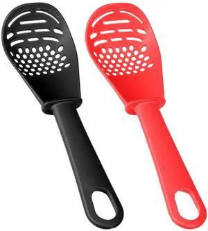 2 PCS Multifunctional Kitchen Cooking Spoon Heat Resistant Utensils | 6 in 1 Skimmer Scoop Food Strainers for Cooking, Mashing, Draining, Grating, Separating, Small Spatula Spoon Kitchen Tools 2 PCS Multifunctional Kitchen Cooking Spoon Heat Resistant Utensils | 6 in 1 Skimmer Scoop Food Strainers for Cooking, Mashing, Draining, Grating, Separating, Small Spatula Spoon Kitchen Tools