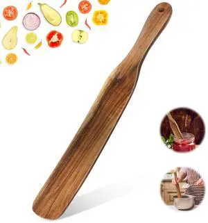 Spurtle for Sourdough Starter, Spreading, Cooking, Mixing, Reaching Bottom of Jar, Kitchen Utensils, Spurtles Kitchen Tools Wooden Kitchen Utensils for NonStick Cookware Spurtle for Sourdough Starter, Spreading, Cooking, Mixing, Reaching Bottom of Jar, Kitchen Utensils, Spurtles Kitchen Tools Wooden Kitchen Utensils for NonStick Cookware