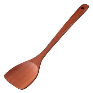 13.5-inch Cherry Wooden Spatula Turner Long Handle, Wood Kitchen Spatula Turner, Egg Scraper, Wood Cooking Utensil, Kitchen Spatulas for Flipping, Serving, Scraping & Turning. 13.5-inch Cherry Wooden Spatula Turner Long Handle, Wood Kitchen Spatula Turner, Egg Scraper, Wood Cooking Utensil, Kitchen Spatulas for Flipping, Serving, Scraping & Turning.