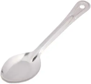11" Stainless Steel Basting Solid Spoon | Dishwasher safe, Restaurant service, Great for Cooking, Buffet Service, Food Preparation and Serving 11" Stainless Steel Basting Solid Spoon | Dishwasher safe, Restaurant service, Great for Cooking, Buffet Service, Food Preparation and Serving
