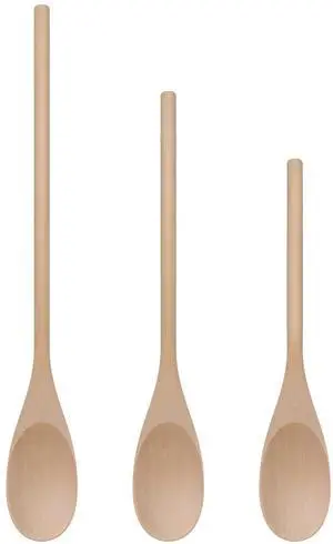 3PC Wooden Spoon for Cooking, Long handle 12" 10" 8" Wood Serving Spoons Set for Mixing Stirring Tasting, Maple Wood Nonstick Kitchen Utensils. 3PC Wooden Spoon for Cooking, Long handle 12" 10" 8" Wood Serving Spoons Set for Mixing Stirring Tasting, Maple Wood Nonstick Kitchen Utensils.