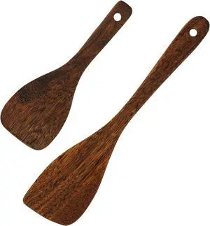Chicken Wing Wood Spatula Set of 2, Natural Wooden Cooking Utensils for Nonstick Pans, 8.7 & 13 Turner Spatulas for Eggs, Pancakes, Fish & Stir-Fry Chicken Wing Wood Spatula Set of 2, Natural Wooden Cooking Utensils for Nonstick Pans, 8.7 & 13 Turner Spatulas for Eggs, Pancakes, Fish & Stir-Fry