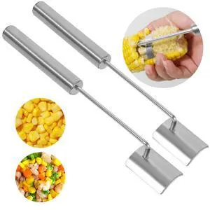 2025 NEW Long Handle Stainless Steel Corn Stripping Tool, Corn Cob Stripper,Corn Cutter, Corn Peeler,Easy Clean Corn Peeler Corn Cob Stripper Tool (2PC) 2025 NEW Long Handle Stainless Steel Corn Stripping Tool, Corn Cob Stripper,Corn Cutter, Corn Peeler,Easy Clean Corn Peeler Corn Cob Stripper Tool (2PC)