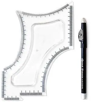 Original Shaping Tool, Clear Beard and Hairline Template with Bonus Tracer Pencil, As Seen on Shark Tank Original Shaping Tool, Clear Beard and Hairline Template with Bonus Tracer Pencil, As Seen on Shark Tank