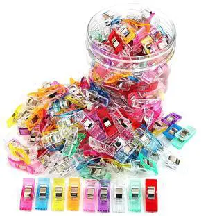 Sewing Clips 100 Pcs Assorted Colors, Quilting Clips for Crafts | Premium Plastic Quilting Clips for Supplies Crafts, Sew Clip Clips, ideal for quilting, crafting tools sewing notion projects Sewing Clips 100 Pcs Assorted Colors, Quilting Clips for Crafts | Premium Plastic Quilting Clips for Supplies Crafts, Sew Clip Clips, ideal for quilting, crafting tools sewing notion projects
