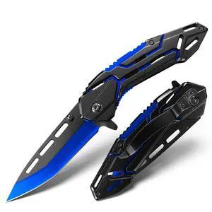 Pocket Knife for Men Women,EDC Folding Utility Tool with 5CR13 Steel Blade,Portable for Campin,Hiking & Outdoor Daily Tasks,Cool Gadget Stocking Stuffer Gifts for Men,Dad,Husband(blue) Pocket Knife for Men Women,EDC Folding Utility Tool with 5CR13 Steel Blade,Portable for Campin,Hiking & Outdoor Daily Tasks,Cool Gadget Stocking Stuffer Gifts for Men,Dad,Husband(blue)