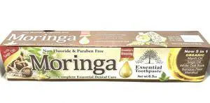 Moringa Organic Toothpaste 100% Fluoride Free & Vegetable Base Color & Paraben 6.5ozFree Moringa Organic Toothpaste 100% Fluoride Free & Vegetable Base Color & Paraben 6.5ozFree