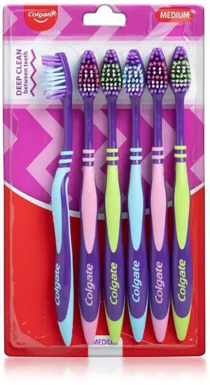 ZigZag Toothbrush for Deep Inter dental Clean with multi angle zig zag bristles (Medium, Pack of 6) ZigZag Toothbrush for Deep Inter dental Clean with multi angle zig zag bristles (Medium, Pack of 6)