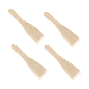 Wooden Raclette Spatula(4 pcs/set) for Cheese Grills, Gourmet Boards, Frying Pans, Fondue Wooden Raclette Spatula(4 pcs/set) for Cheese Grills, Gourmet Boards, Frying Pans, Fondue