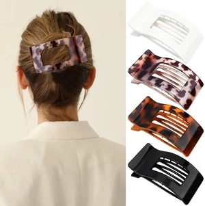 Flat Hair Clips for Women Girls, Matte Lay Flat Claw Clips, Strong Hold Large Side Hair Clip All Hair Types, French Duck Billed Hair Jaw Claw Clip, Non Slip Grip for Daily Styling Tortoise Flat Hair Clips for Women Girls, Matte Lay Flat Claw Clips, Strong Hold Large Side Hair Clip All Hair Types, French Duck Billed Hair Jaw Claw Clip, Non Slip Grip for Daily Styling Tortoise