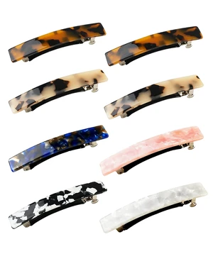 Hair Barrettes, 8 Pcs 3 Inch Acetate Small Clips | French tortoise shell design, no-slip grip for fine, thin, or thick hair. Accessory for women and girls. Hair Barrettes, 8 Pcs 3 Inch Acetate Small Clips | French tortoise shell design, no-slip grip for fine, thin, or thick hair. Accessory for women and girls.