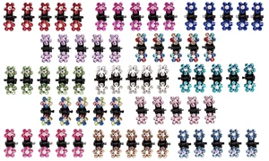 65pcs Mini Hair Clips No-Slip Grip Small Claw Clips Glitter Teeth Clips Rhinestone Hair Clips Metal Clamps Flower Hair Accessories for Women Girls (Mix Color) 65pcs Mini Hair Clips No-Slip Grip Small Claw Clips Glitter Teeth Clips Rhinestone Hair Clips Metal Clamps Flower Hair Accessories for Women Girls (Mix Color)