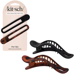 Flat Hair Clips for Women - Black & Tortoise, 2pcs | Strong Hold, No Slip Grip Flat Claw Clips Sleek Curved Design For Comfortable Look Hair Accessories For Girls Flat Hair Clips for Women - Black & Tortoise, 2pcs | Strong Hold, No Slip Grip Flat Claw Clips Sleek Curved Design For Comfortable Look Hair Accessories For Girls