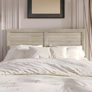 HMD Yakima Modern Wood Panel Headboard with Adjustable Black Metal Legs, Natural Wood-Grain Finish and Contemporary Bedroom Design HMD Yakima Modern Wood Panel Headboard with Adjustable Black Metal Legs, Natural Wood-Grain Finish and Contemporary Bedroom Design