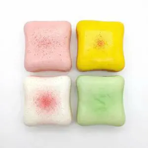 Super Soft Realistic Toast Shaped Squeeze Foam, Food Squeeze for Stress Relief & Sensory Fidget, Decompression Squishy for Adults(Pink,Yellow,White,Green) Super Soft Realistic Toast Shaped Squeeze Foam, Food Squeeze for Stress Relief & Sensory Fidget, Decompression Squishy for Adults(Pink,Yellow,White,Green)