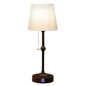 Rechargeable Cordless Table Lamp with Fabric Shade - Dimmable and Portable, Ideal for Bedroom, Restaurant, Cafe, Camping, Living Room, and Office Rechargeable Cordless Table Lamp with Fabric Shade - Dimmable and Portable, Ideal for Bedroom, Restaurant, Cafe, Camping, Living Room, and Office