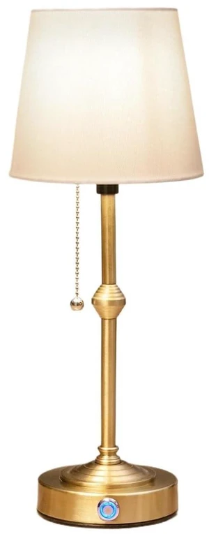 Dimmable Rechargeable Cordless Table Lamp with Fabric Shade - Ideal for Bedroom, Living Room, Cafe, Restaurant, and Camping Dimmable Rechargeable Cordless Table Lamp with Fabric Shade - Ideal for Bedroom, Living Room, Cafe, Restaurant, and Camping