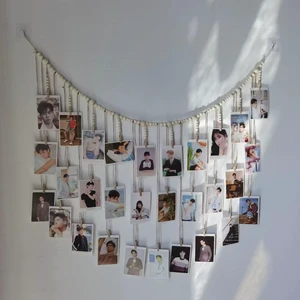 Photo Hanging Display Wall Decor, Photo String With 30 Wooden Clips For Show Happy Moments, For Bedroom Living Room Home Study Baby Room Dormitory Teen Girls Gifts Photo Hanging Display Wall Decor, Photo String With 30 Wooden Clips For Show Happy Moments, For Bedroom Living Room Home Study Baby Room Dormitory Teen Girls Gifts