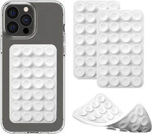 Silicone Suction Smartphone Mount - Protective Durable Electronic Suction Holder, Handheld Mobile Accessory with Non-Slip Sticky Grip, Strong Adhesive Cup for Selfies, Videos Silicone Suction Smartphone Mount - Protective Durable Electronic Suction Holder, Handheld Mobile Accessory with Non-Slip Sticky Grip, Strong Adhesive Cup for Selfies, Videos