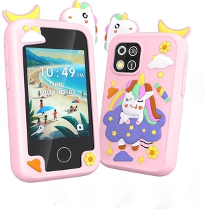 Generic Brand Kids Smart Phone Touchscreen HD Dual Camera Cell Phone for Kids 2.8" Touchscreen 20 Games MP3 Christmas Birthday Gift for Ages 3-10 with Silicone Case Generic Brand Kids Smart Phone Touchscreen HD Dual Camera Cell Phone for Kids 2.8" Touchscreen 20 Games MP3 Christmas Birthday Gift for Ages 3-10 with Silicone Case