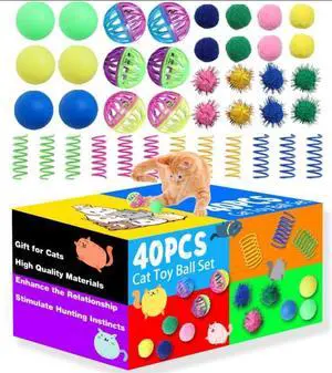 Cat Toys for Indoor Cats 40 PCS Kitten Toys Cat Toys for Indoor Cats 40 PCS Kitten Toys