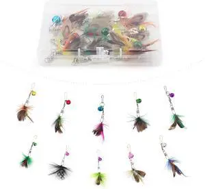 SONGWAY Mini Cat Wand Toy Replacement - 10 Pieces Insect Worm Cat Toys Attachments, Cat Feather Toy Refills SONGWAY Mini Cat Wand Toy Replacement - 10 Pieces Insect Worm Cat Toys Attachments, Cat Feather Toy Refills