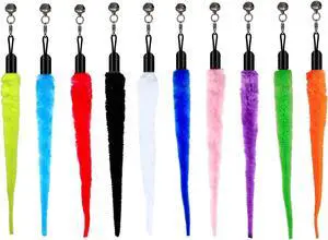 LASOCUHOO Cat Worm Toys, (10 Packs) Interactive Cat Wand Replacement, Wand Refill Attachments for Indoor and Ourdoor Cats LASOCUHOO Cat Worm Toys, (10 Packs) Interactive Cat Wand Replacement, Wand Refill Attachments for Indoor and Ourdoor Cats