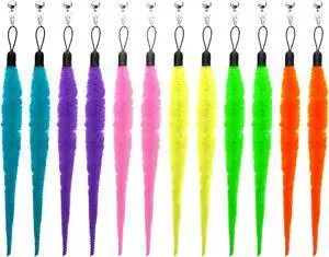 Cat Worms Refills for Wand, 12 PCS Cat Wand Attachments Worms Toy Interactive Kitten Worm Replacements Feather Worm Teaser Refills Cat Worms Refills for Wand, 12 PCS Cat Wand Attachments Worms Toy Interactive Kitten Worm Replacements Feather Worm Teaser Refills