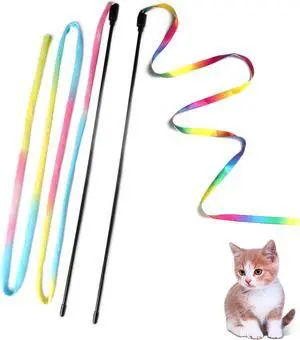 Cat Wand Toys Interactive Kitten Toys for Indoor Cats-2Pcs Cat Wand Toys Interactive Kitten Toys for Indoor Cats-2Pcs
