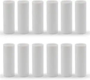 2 3 4 6 Inch White Plastic Candle Cover Sleeves,Chandelier Socket Sleeves,Candelabra Base E12 Socket Covers Set of 12 (3.5-Inch / 12-Pack) 2 3 4 6 Inch White Plastic Candle Cover Sleeves,Chandelier Socket Sleeves,Candelabra Base E12 Socket Covers Set of 12 (3.5-Inch / 12-Pack)