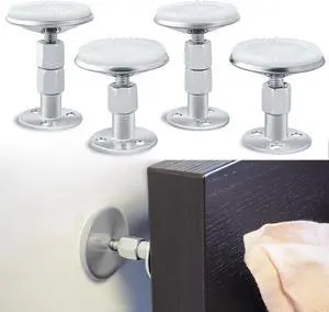 FASIUCHOI 4PCS Upgraded Headboard Stoppers for Wall, Adjustable Bed Noise Stopper with Wall Protection, Bed Stoppers for Headboard for Bed Frame, Sofa, Cabinet, Easy to Install (1.3in-3.4in) FASIUCHOI 4PCS Upgraded Headboard Stoppers for Wall, Adjustable Bed Noise Stopper with Wall Protection, Bed Stoppers for Headboard for Bed Frame, Sofa, Cabinet, Easy to Install (1.3in-3.4in)