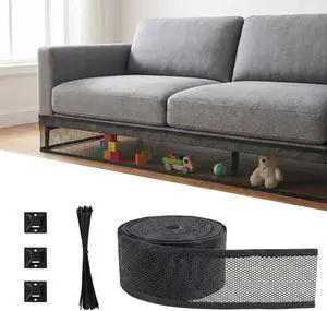 Under Couch Blocker for Pets, 39.4ft 12m Under Furniture Toy Blocker & Gap Bumper Barrier, Stop Dogs, Cats & Toys from Going Under Sofa, Bed, Cabinet Under Couch Blocker for Pets, 39.4ft 12m Under Furniture Toy Blocker & Gap Bumper Barrier, Stop Dogs, Cats & Toys from Going Under Sofa, Bed, Cabinet