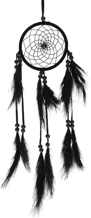Feather Dream Catcher, Handmade Macrame Dreamcatcher, Wall Hanging Dream Catchers for Home Car Decoration(Black) Feather Dream Catcher, Handmade Macrame Dreamcatcher, Wall Hanging Dream Catchers for Home Car Decoration(Black)
