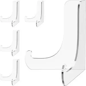 5 Pack Acrylic Display Stand, Plate Stand for Display, Easel Stand 5 Pack Acrylic Display Stand, Plate Stand for Display, Easel Stand
