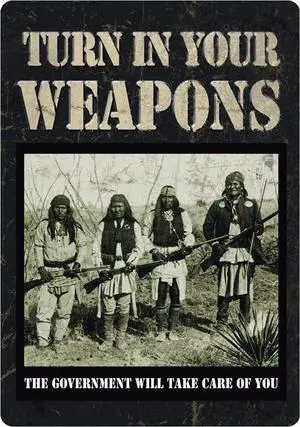 Funny Man Cave Signs Vintage Wall Decor Decorative Metal Signs For Bar, Garage Turn in Your Weapons Plaques Tin Sign 12"x 8" Funny Man Cave Signs Vintage Wall Decor Decorative Metal Signs For Bar, Garage Turn in Your Weapons Plaques Tin Sign 12"x 8"