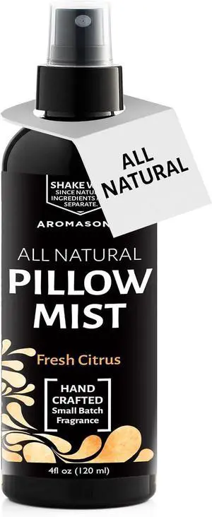 Aromasong Fresh Citrus Pillow Spray for Sleeping - All Natural Calming Linen & Bedtime Sleep Mist for Deep Sleep - Pillow Spray Aromatherapy with Botanical Essential Oils for Relaxing Stress Aromasong Fresh Citrus Pillow Spray for Sleeping - All Natural Calming Linen & Bedtime Sleep Mist for Deep Sleep - Pillow Spray Aromatherapy with Botanical Essential Oils for Relaxing Stress