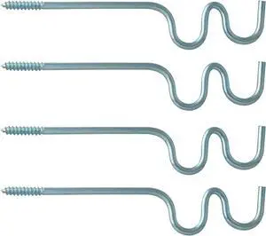 4PCS 4.6 Inch Double Curtain Rod Support Bracket, Double Rod Holder 4PCS 4.6 Inch Double Curtain Rod Support Bracket, Double Rod Holder