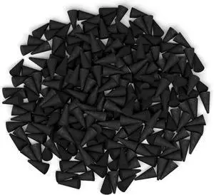 200 Unscented Charcoal Incense Cones 1" TOPFLOW - 100% Natural Blanks - Great for DIY Aromatherapy Incense Making, Burner and Holder 200 Unscented Charcoal Incense Cones 1" TOPFLOW - 100% Natural Blanks - Great for DIY Aromatherapy Incense Making, Burner and Holder