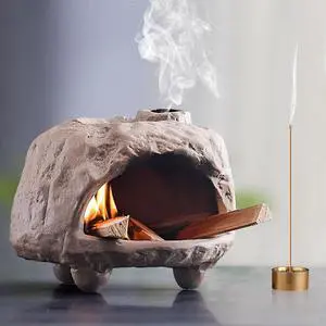 Pottery Ash Catcher&Palo Santo Holder,Rustic Texture Incense Burner,Wood Sticks Dish,Essential Oils Bowl,Cone Burner for Meditation,Yoga,Energy Cleansing,Unique Meditation&Home Decor Gift (Taupe) Pottery Ash Catcher&Palo Santo Holder,Rustic Texture Incense Burner,Wood Sticks Dish,Essential Oils Bowl,Cone Burner for Meditation,Yoga,Energy Cleansing,Unique Meditation&Home Decor Gift (Taupe)