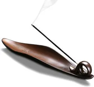 9" Length Incense Stick Holder with 3 Holes, Ceramic Incense Ash Cather for Counters, Meditation Room, Yoga, Home, Office (Brown) 9" Length Incense Stick Holder with 3 Holes, Ceramic Incense Ash Cather for Counters, Meditation Room, Yoga, Home, Office (Brown)